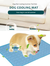 Dog Cooling Mat Summer Pet Cold Bed Extra Large For Small Big Dogs Pet Accessories Cat Durable Blanket Sofa Cat Ice Pad Blanket