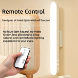 LED Table Lamp Magnetic Hanging USB Rechargeable Desk Lamp 3 Color Reading Light Dimmable Cabinet Closet Wardrobe Night Light